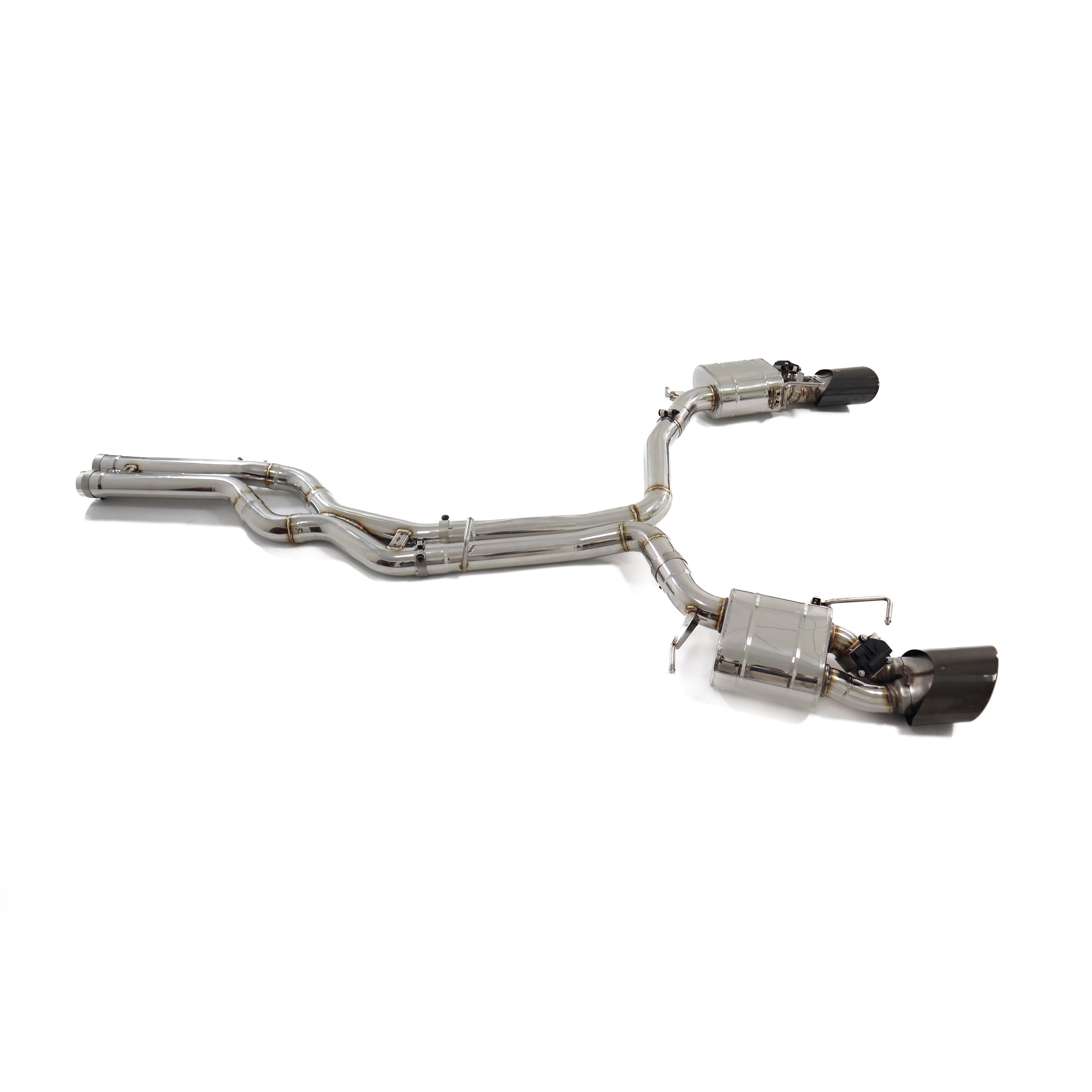  Audi RS7 Stainless steel exhaust with multiple pipes for a sleek and powerful look
