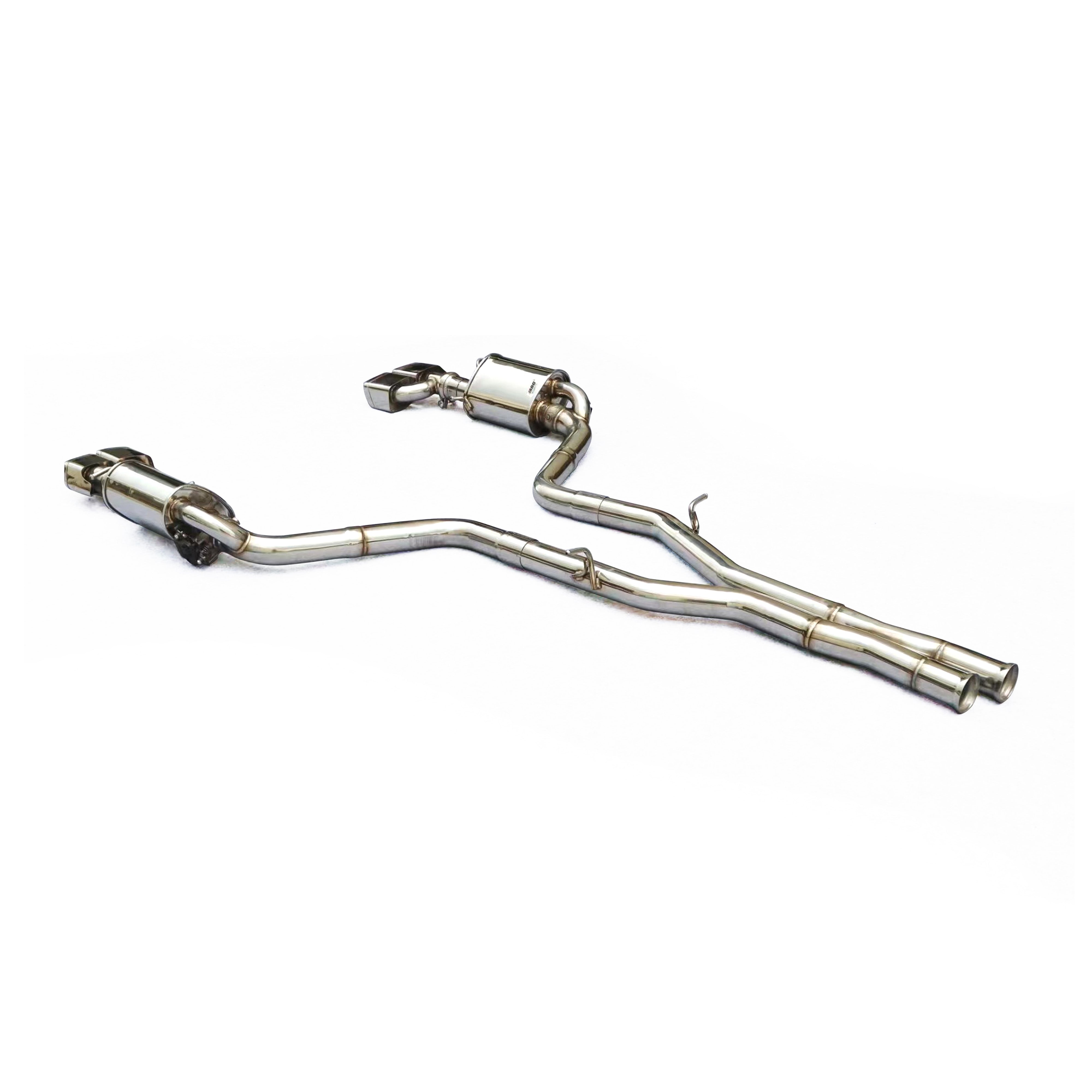 Stainless steel exhaust system for mercedes-benz cls63 amg