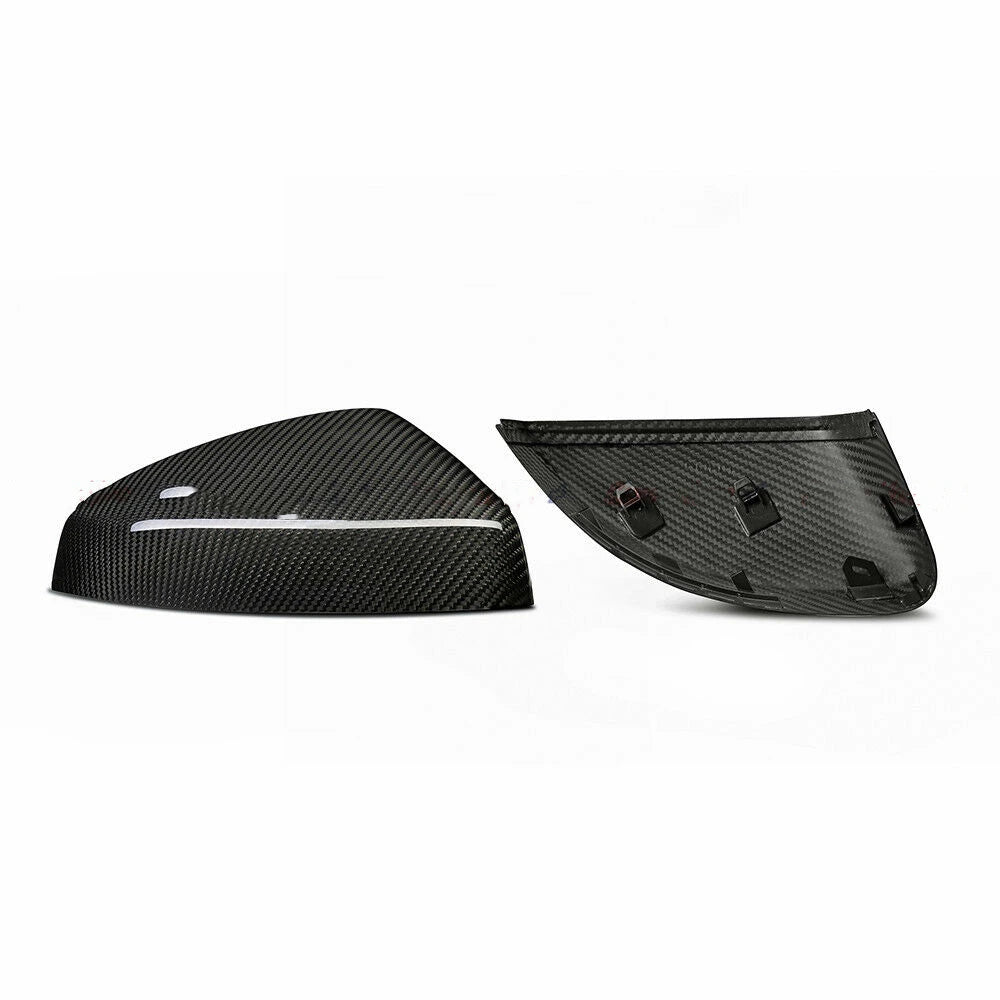 Carbon fiber side mirror covers for enhanced vehicle style