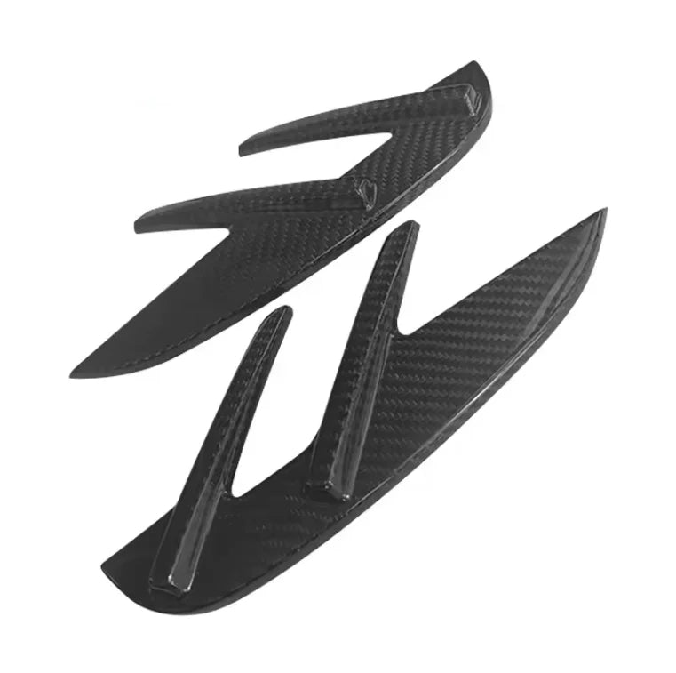 Carbon fiber winglets for enhanced vehicle or aircraft aerodynamics