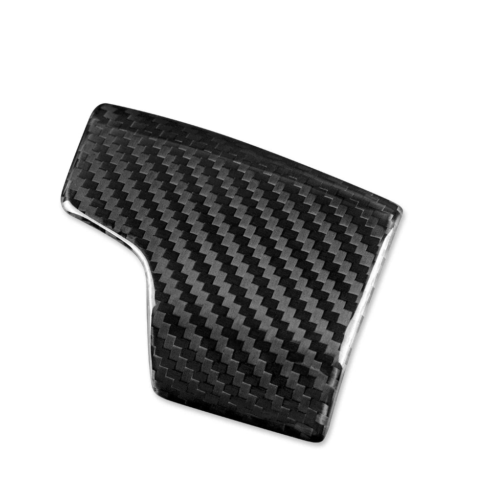 Carbon fiber car key fob cover for audi c8 rs6 with woven texture