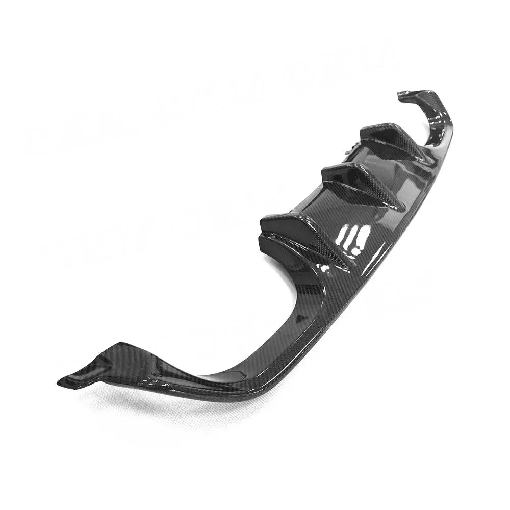 Carbon fiber rear diffuser for enhanced performance cars