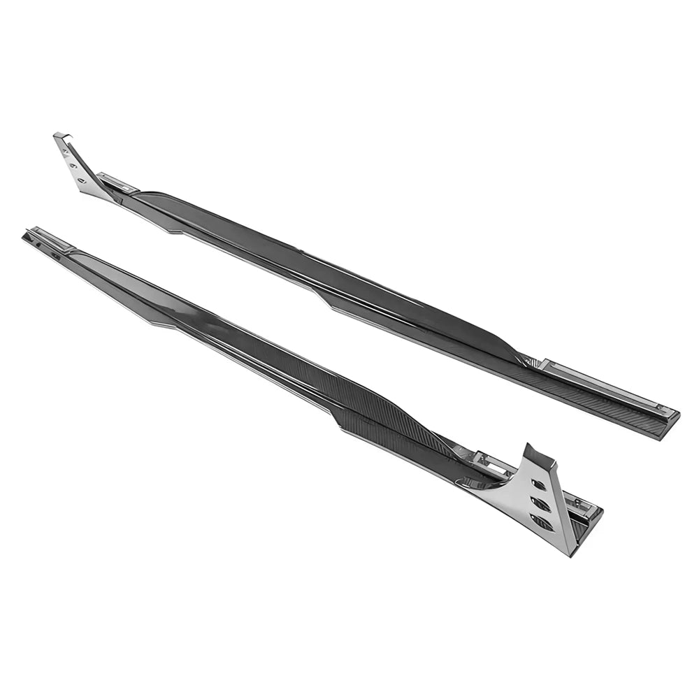 Metal drawer slides for audi rs6 carbon fiber interior enhancements