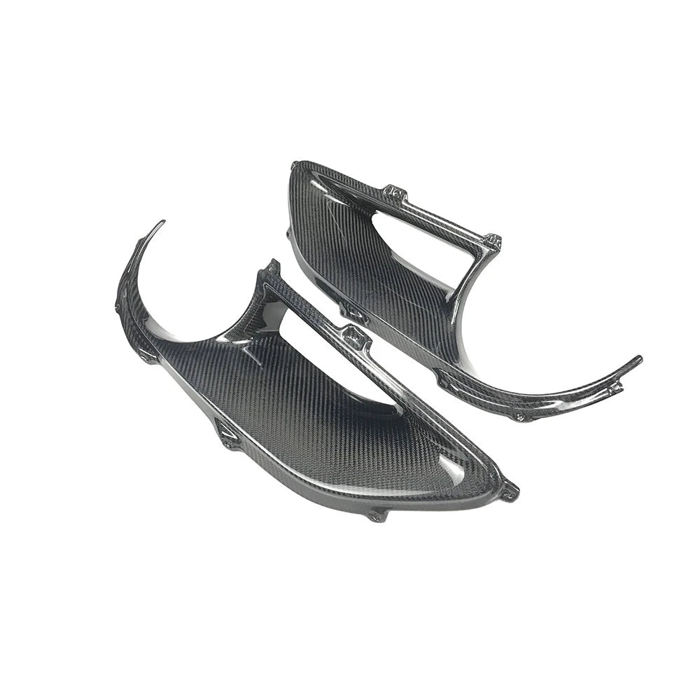 Aerodynamic carbon fiber motorcycle fairing body panel