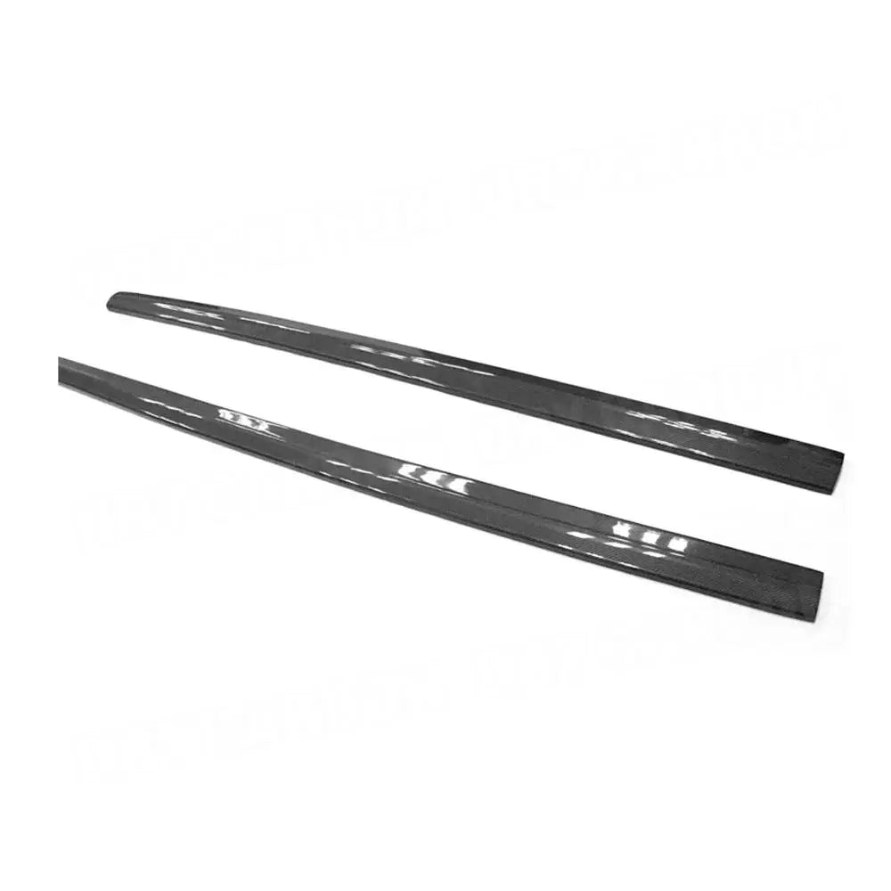 Dark metal bars with cutout patterns for audi rs3 carbon fiber upgrades