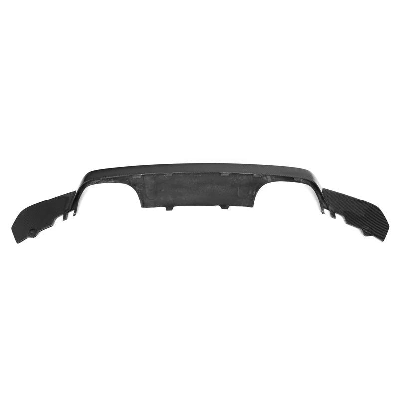 Carbon fiber rear diffuser for performance vehicles