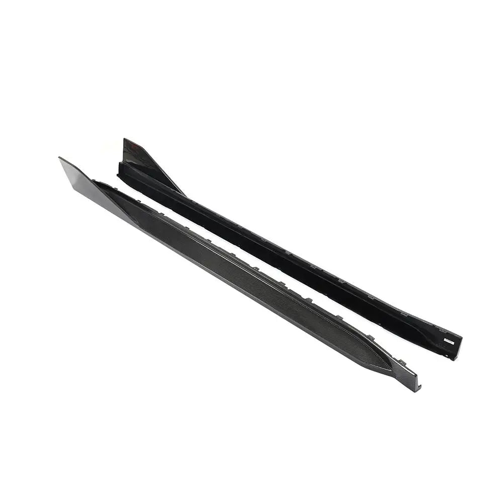 Black metal pry bars for bmw g82 with carbon fiber grip