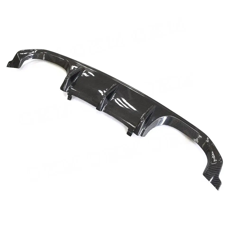 Carbon fiber rear diffuser for enhanced performance cars