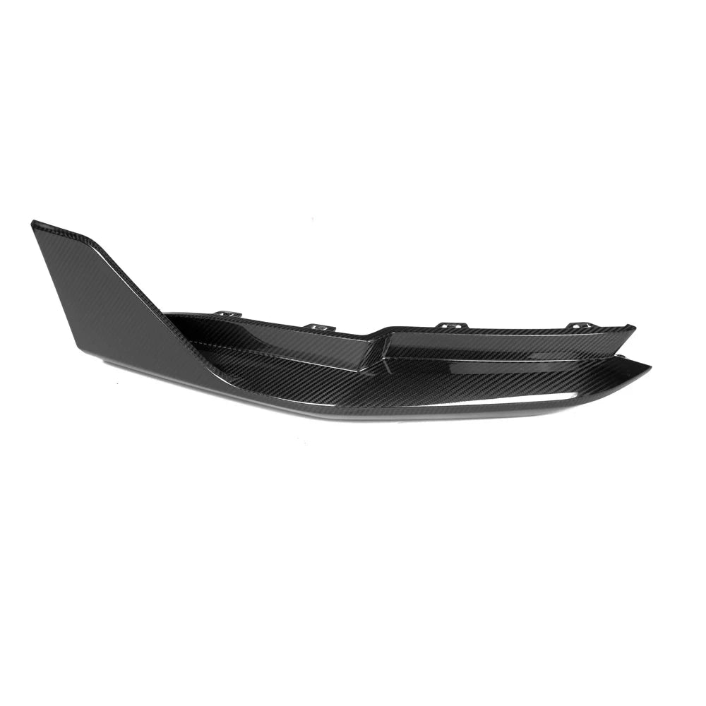 Carbon fiber front splitter for performance vehicles