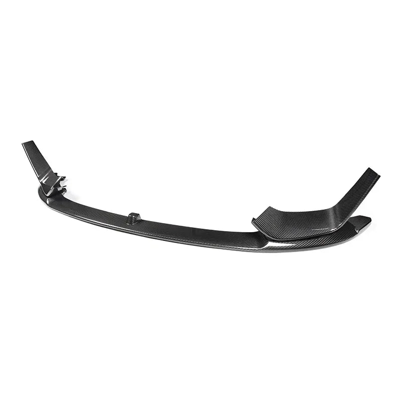 Carbon fiber front lip spoiler for enhanced car aerodynamics