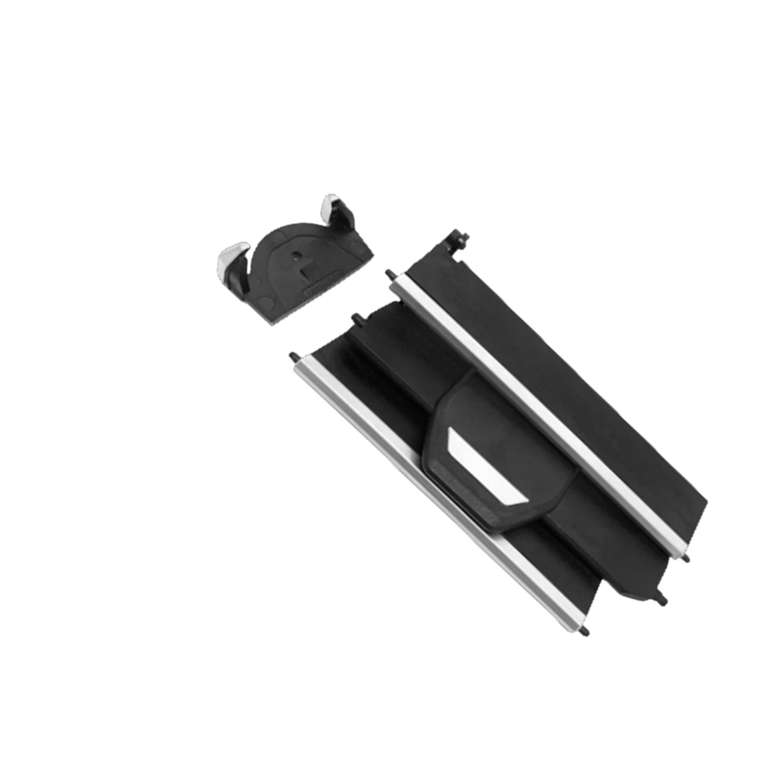 Black and white automotive rocker panels side skirts repair kit