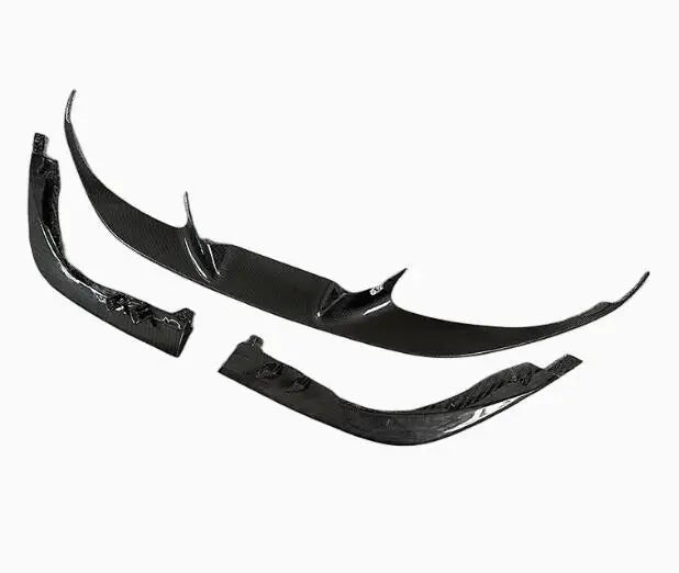 Black front splitters for ferrari f8 tributo and tributo spider