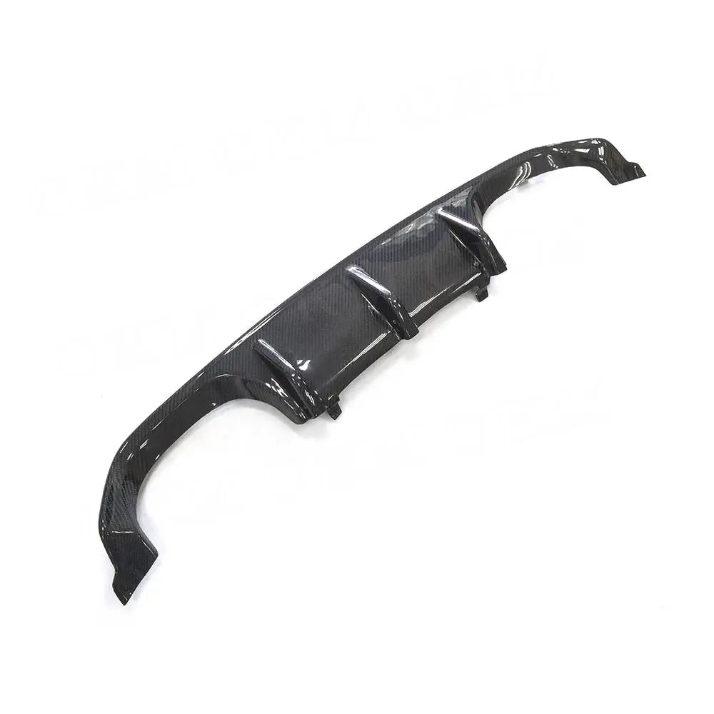 Carbon fiber rear diffuser for enhanced performance cars