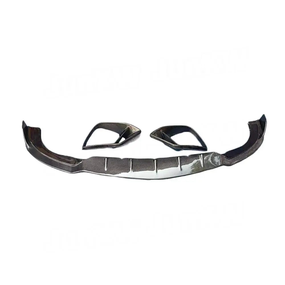 Carbon fiber front splitter for performance cars