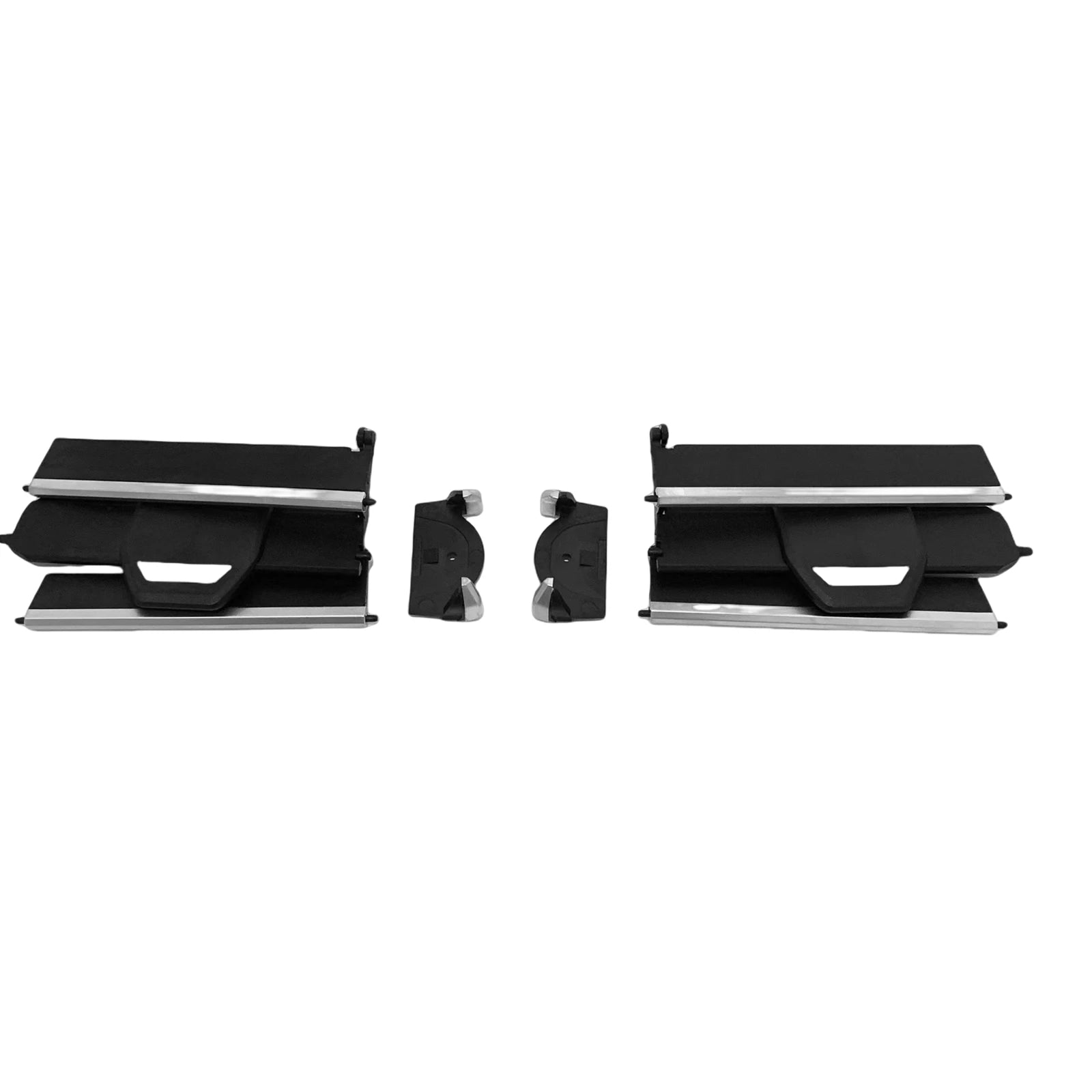 Black and white automotive rocker panels side skirts repair kit