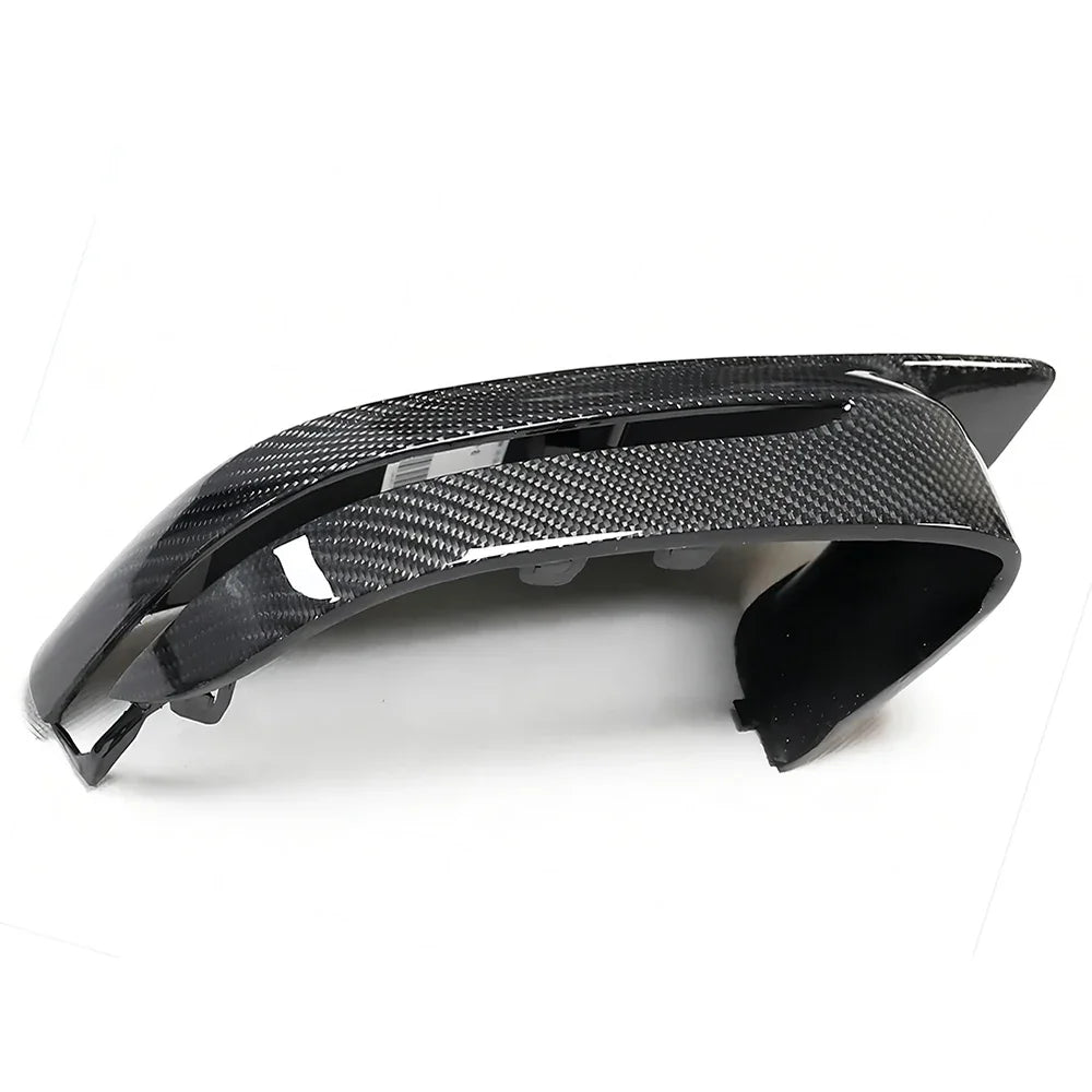 Carbon fiber side mirror covers for vehicles