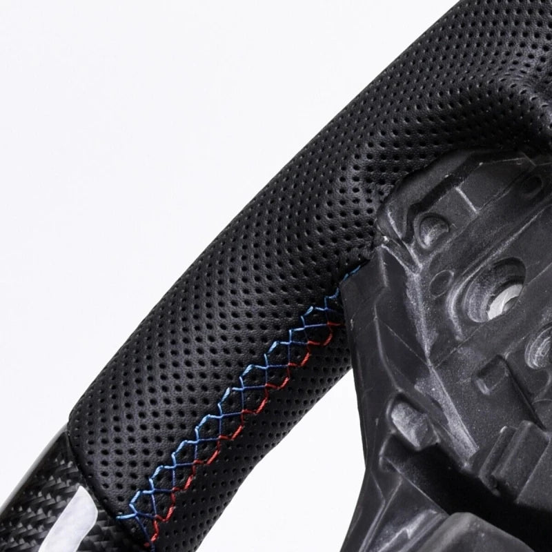 Racing steering wheel with carbon fiber and led shift lights